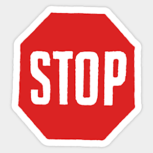 STOP Sticker